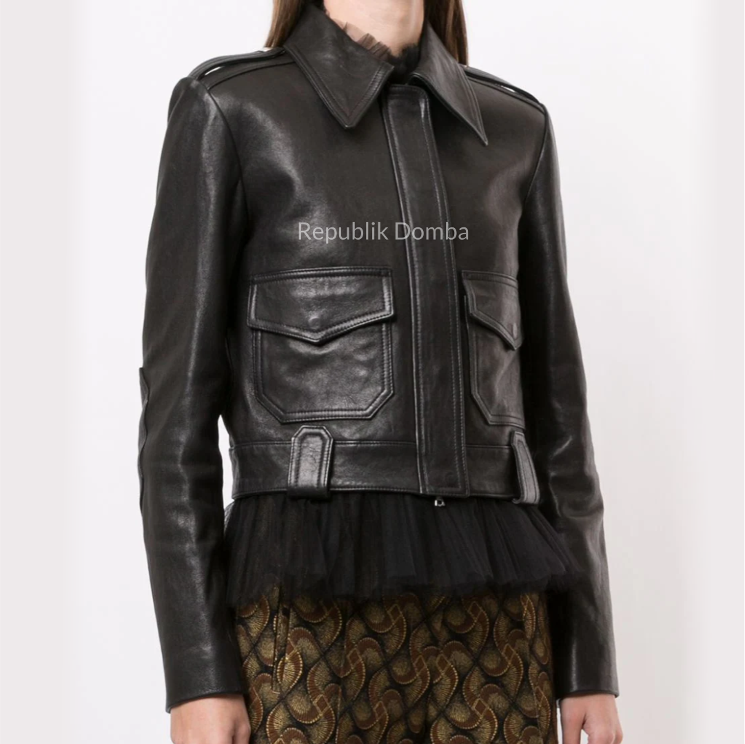 Jaket Kulit Wanita - Pilot