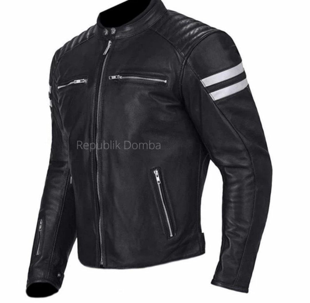 Jaket Kulit Domba Pria Biker Premium | PB 032