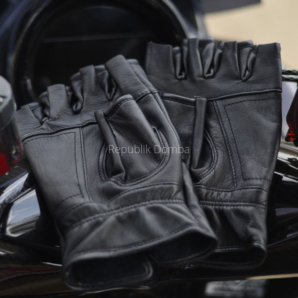 Sarung Tangan Motor Kulit Domba Asli - SR 003