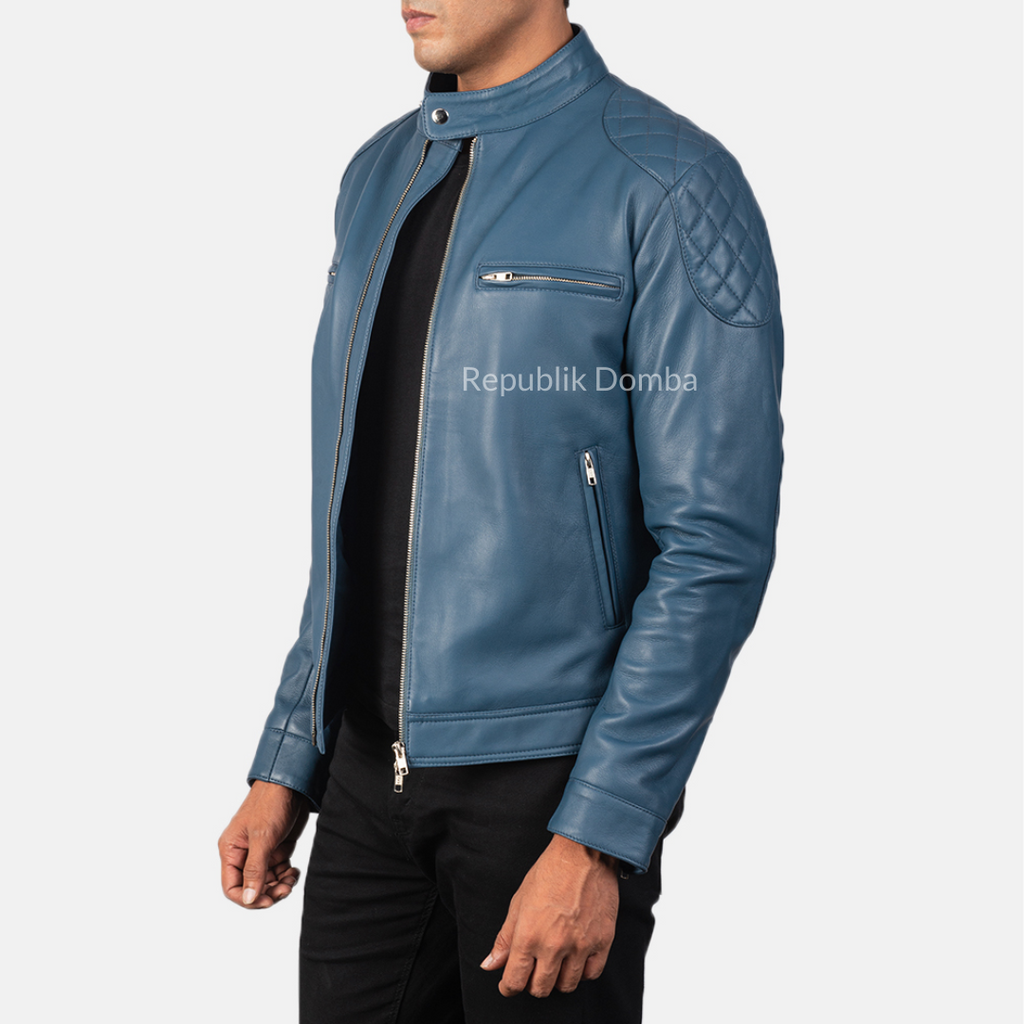 Jaket Kulit Pria Biker - PB 401