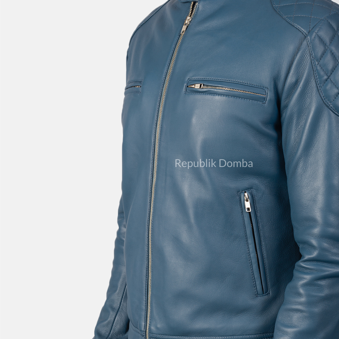 Jaket Kulit Pria Biker - PB 401