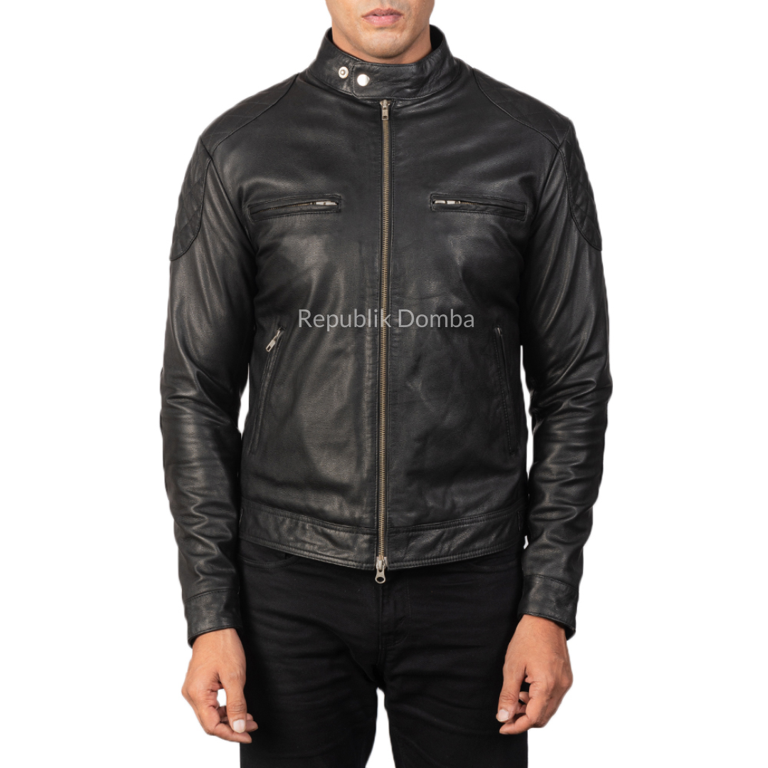 Jaket Kulit Pria Biker - PB 404