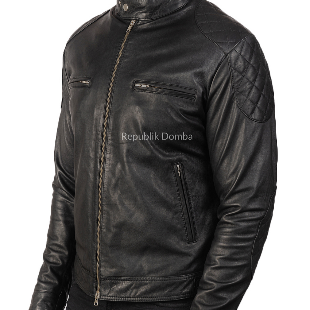 Jaket Kulit Pria Biker - PB 404