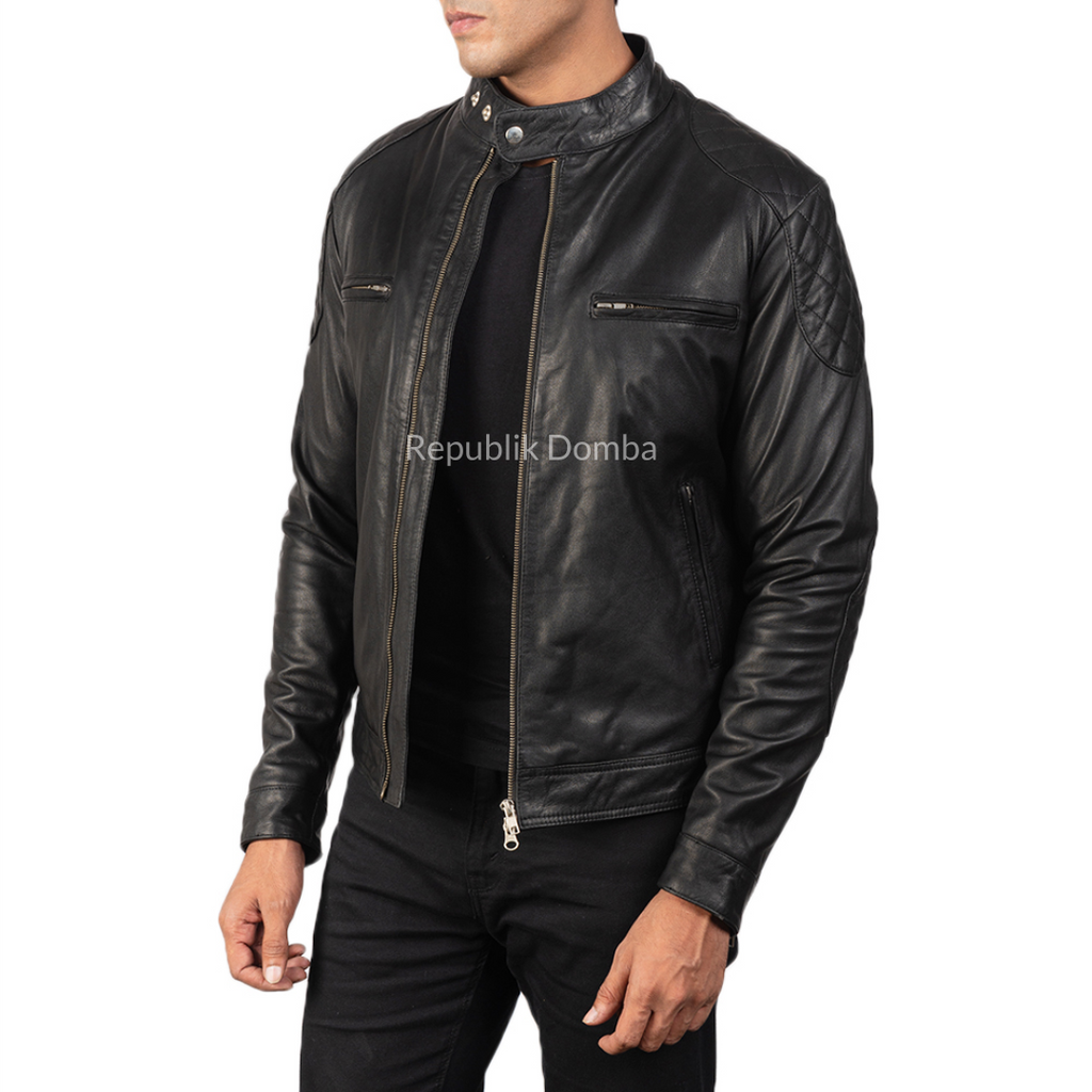 Jaket Kulit Pria Biker - PB 404