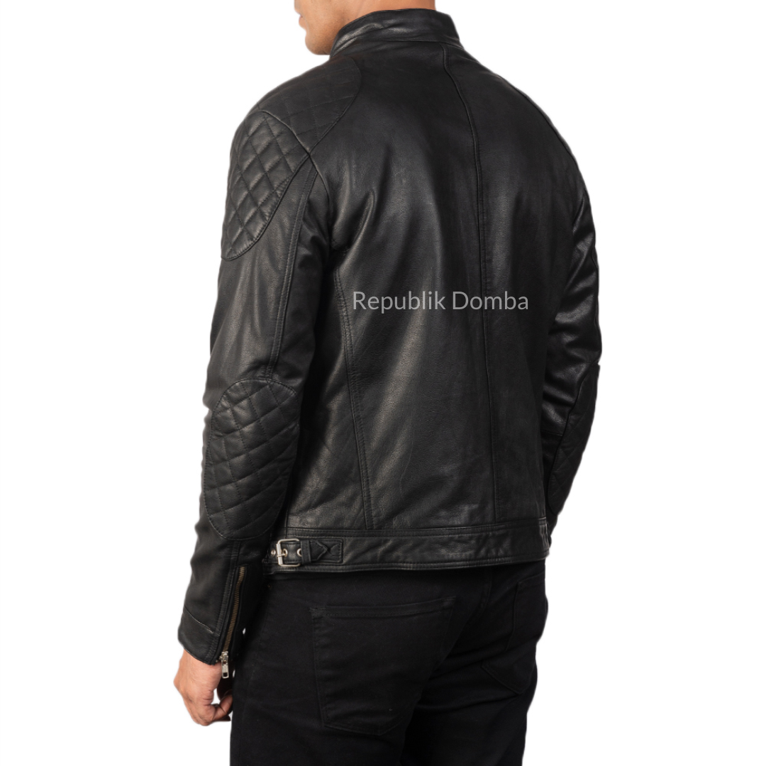 Jaket Kulit Pria Biker - PB 404