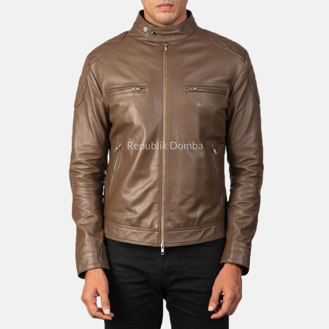 Jaket Kulit Pria Biker - PB 403