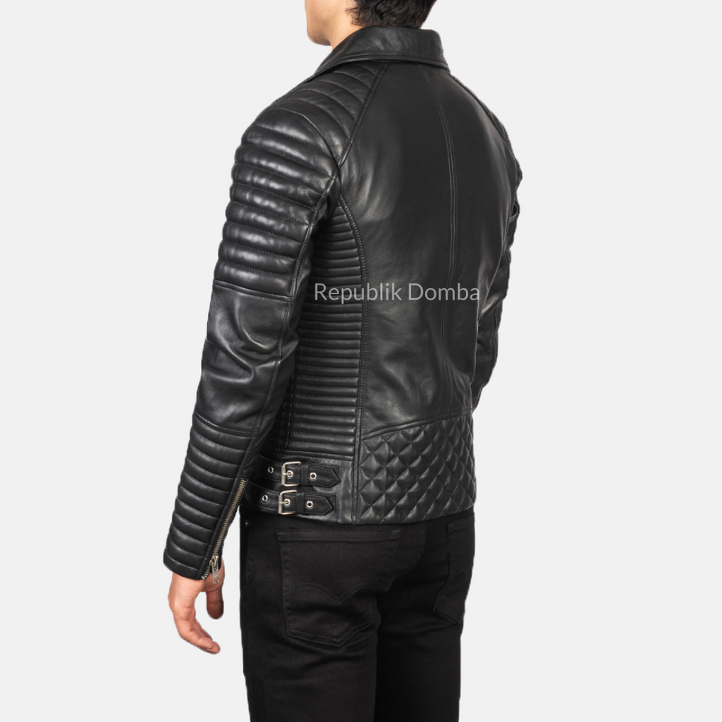 Jaket Kulit Pria Biker - PB 405