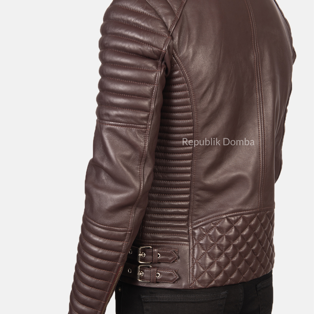 Jaket Kulit Pria Biker - PB 406