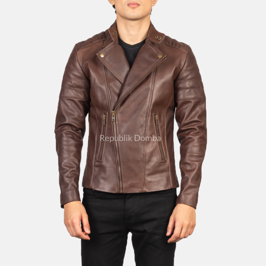 Jaket Kulit Pria Biker - PB 410