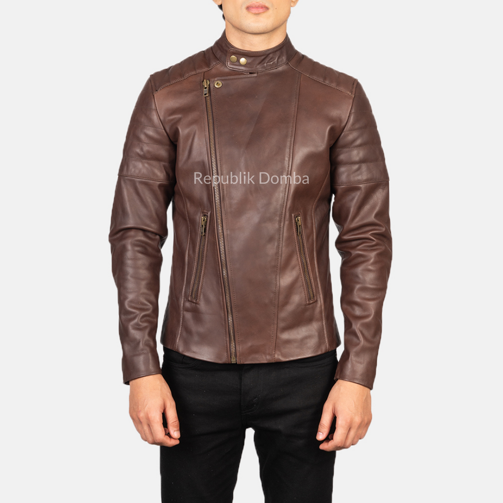 Jaket Kulit Pria Biker - PB 410