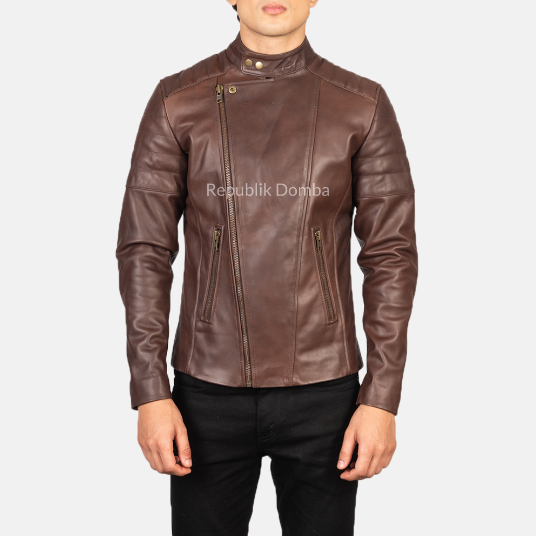 Jaket Kulit Pria Biker - PB 410