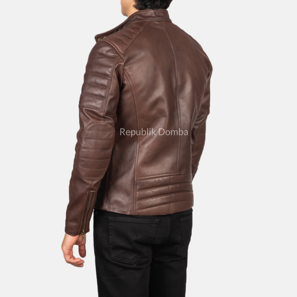 Jaket Kulit Pria Biker - PB 410