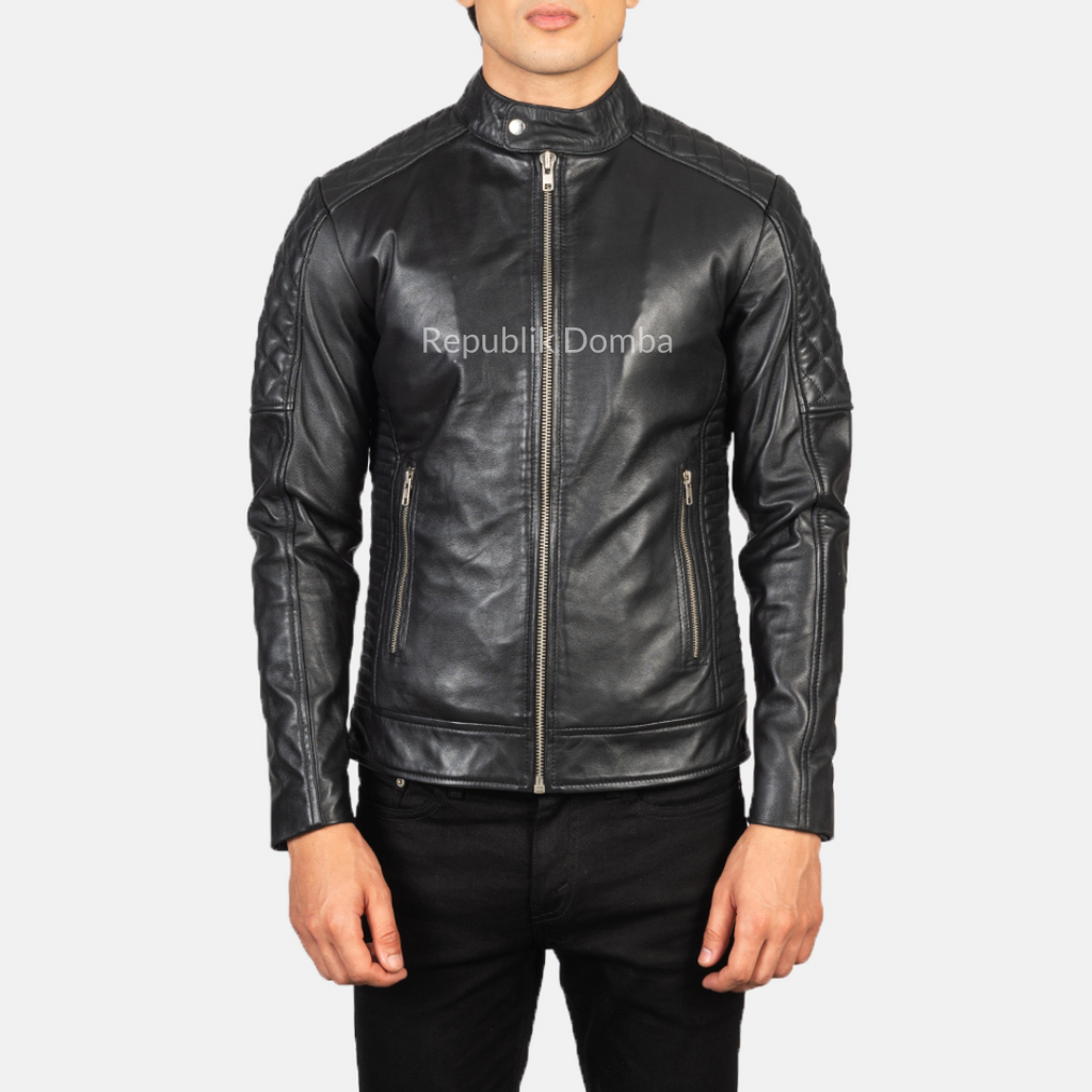 Jaket Kulit Pria Biker - PB 411