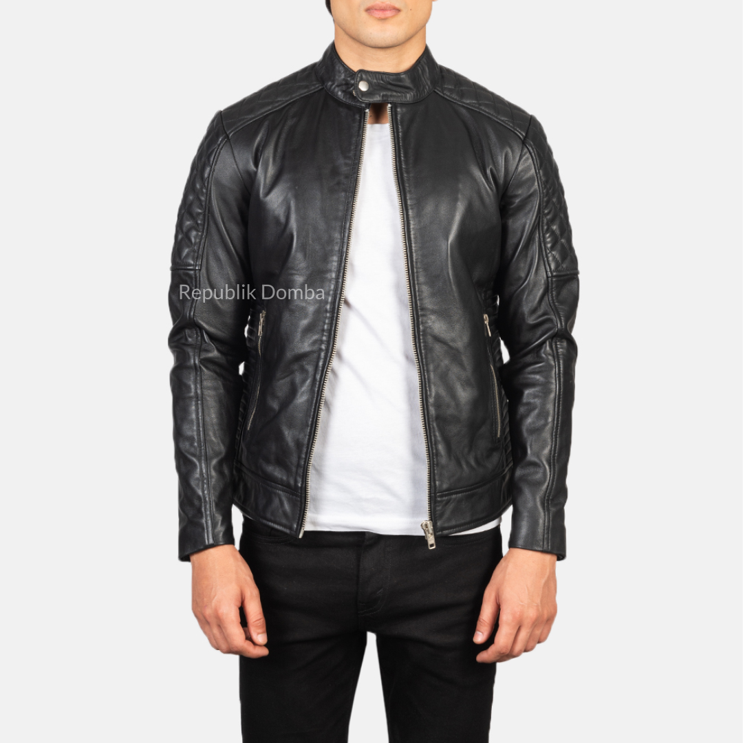 Jaket Kulit Pria Biker - PB 411