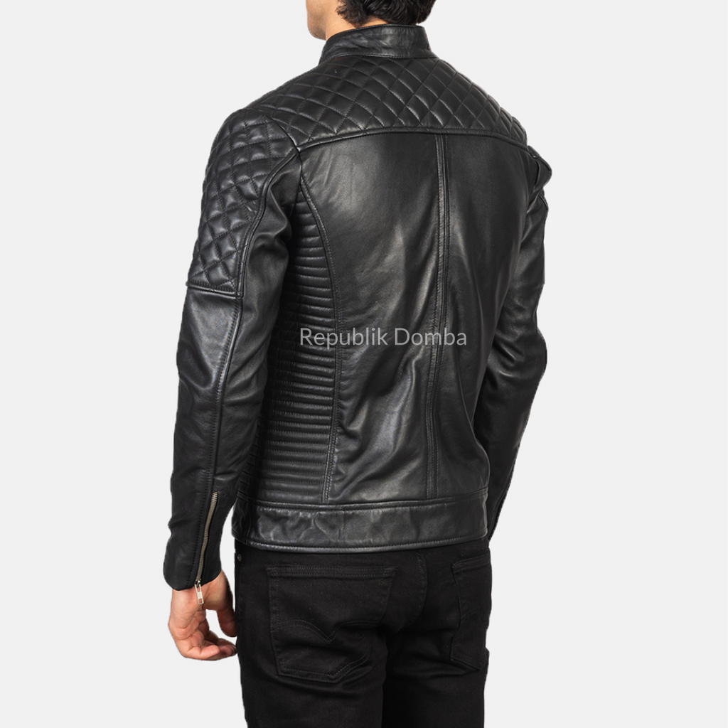 Jaket Kulit Pria Biker - PB 411