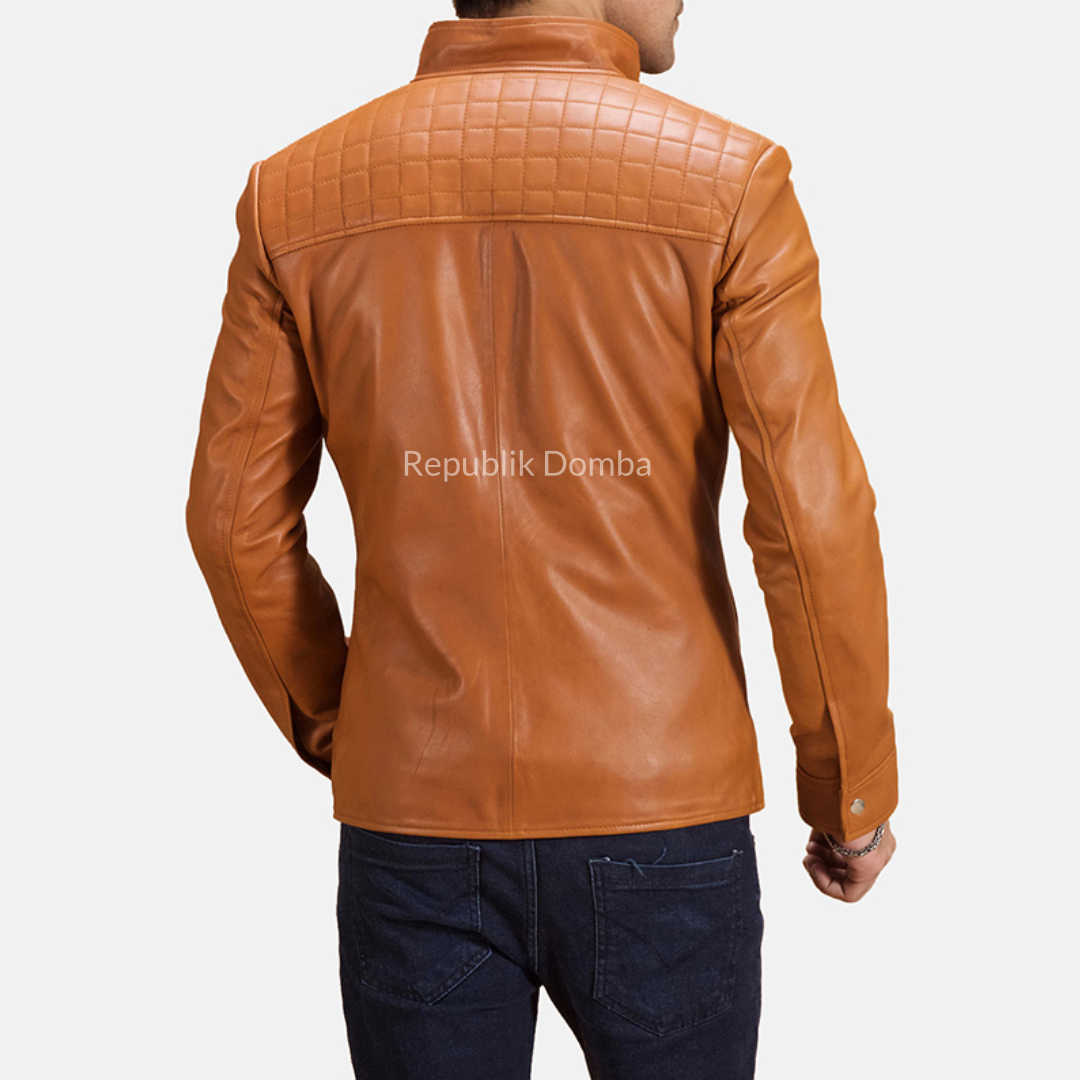 Jaket Kulit Pria Biker - PB 412
