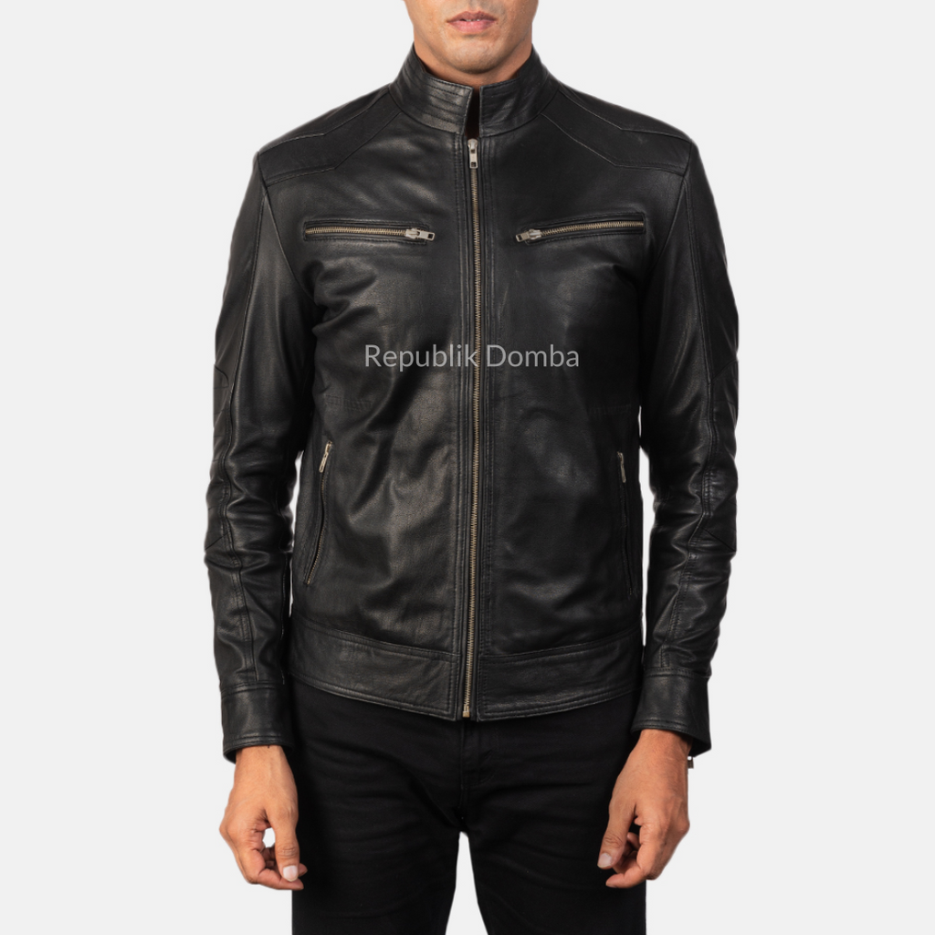 Jaket Kulit Pria Biker - PB 414