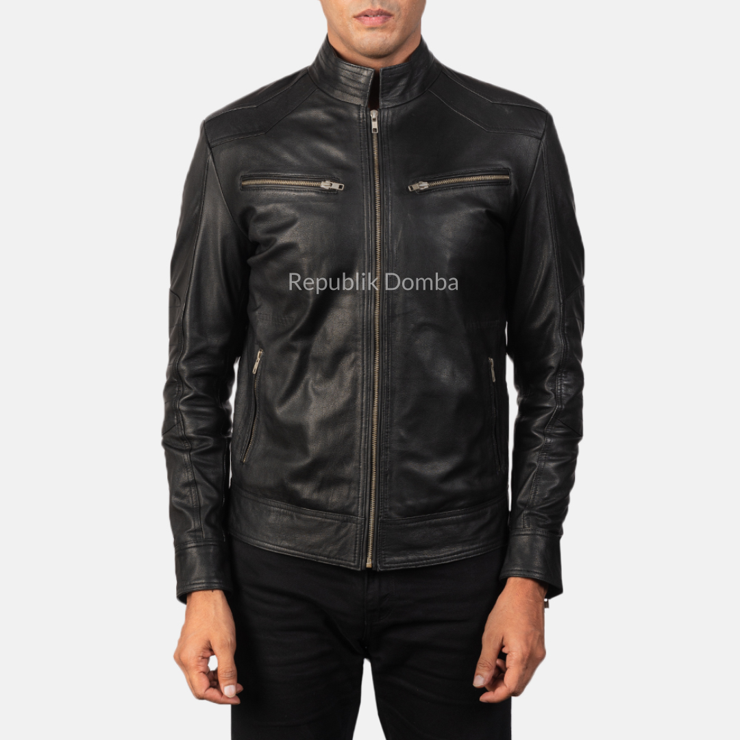 Jaket Kulit Pria Biker - PB 414