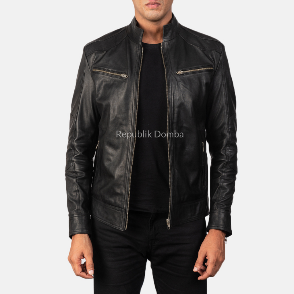 Jaket Kulit Pria Biker - PB 414