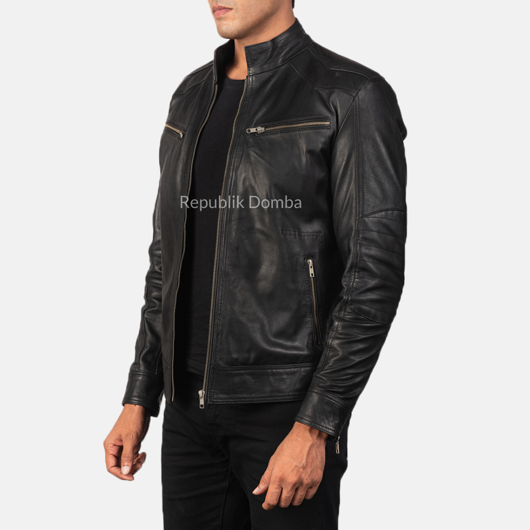 Jaket Kulit Pria Biker - PB 414