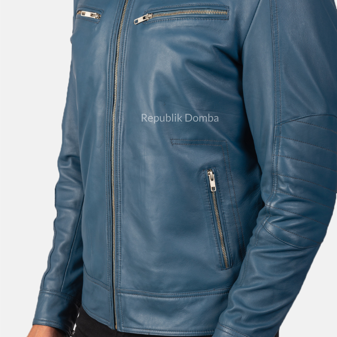 Jaket Kulit Pria Biker - PB 415
