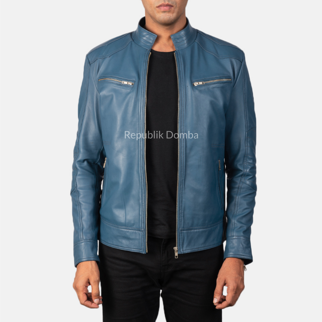 Jaket Kulit Pria Biker - PB 415