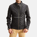 Jaket Kulit Pria Biker - PB 416