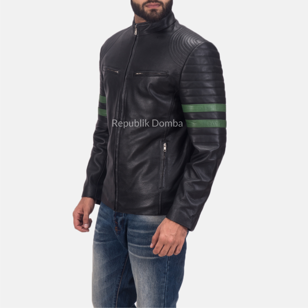 Jaket Kulit Pria Biker - PB 417