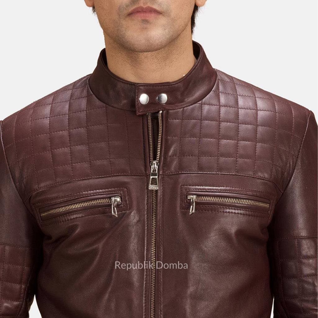 Jaket Kulit Pria Biker - PB 418