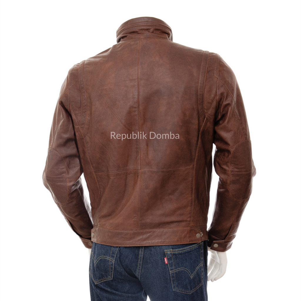 Jaket Kulit Pria Biker - PB 427