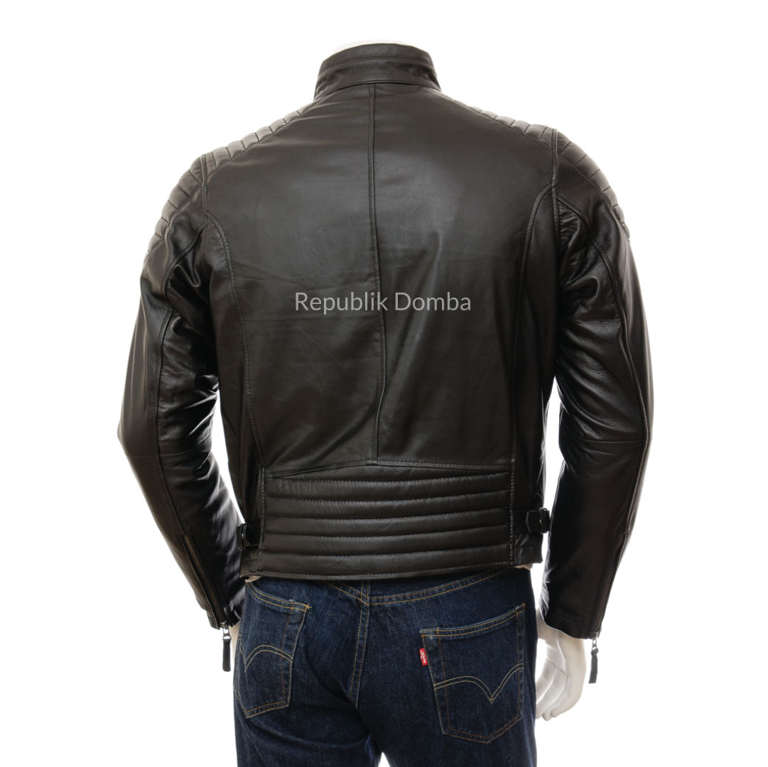 Jaket Kulit Pria Biker - PB 429