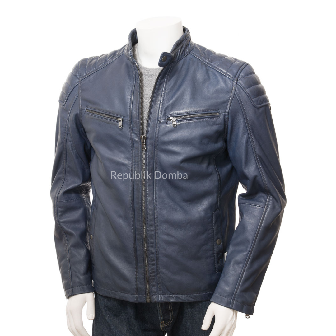 Jaket Kulit Pria Biker - PB 430