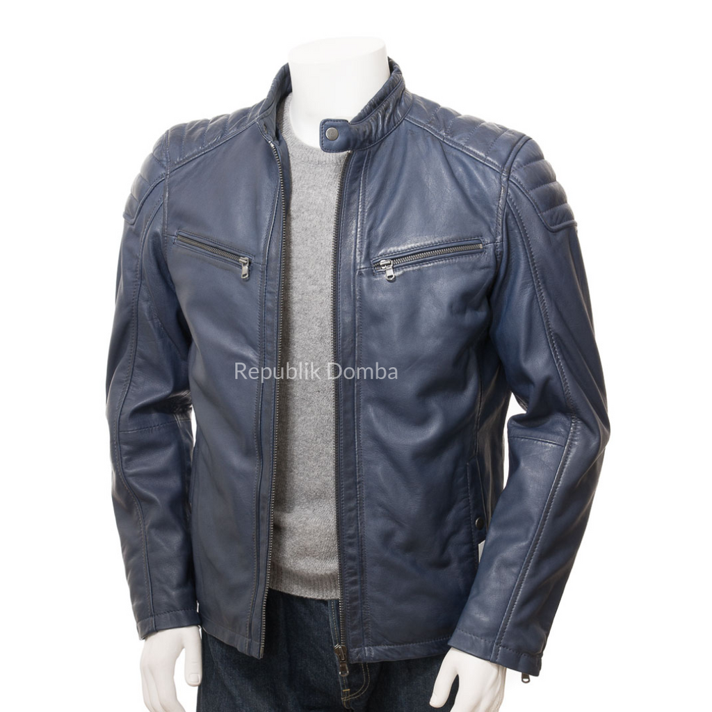 Jaket Kulit Pria Biker - PB 430