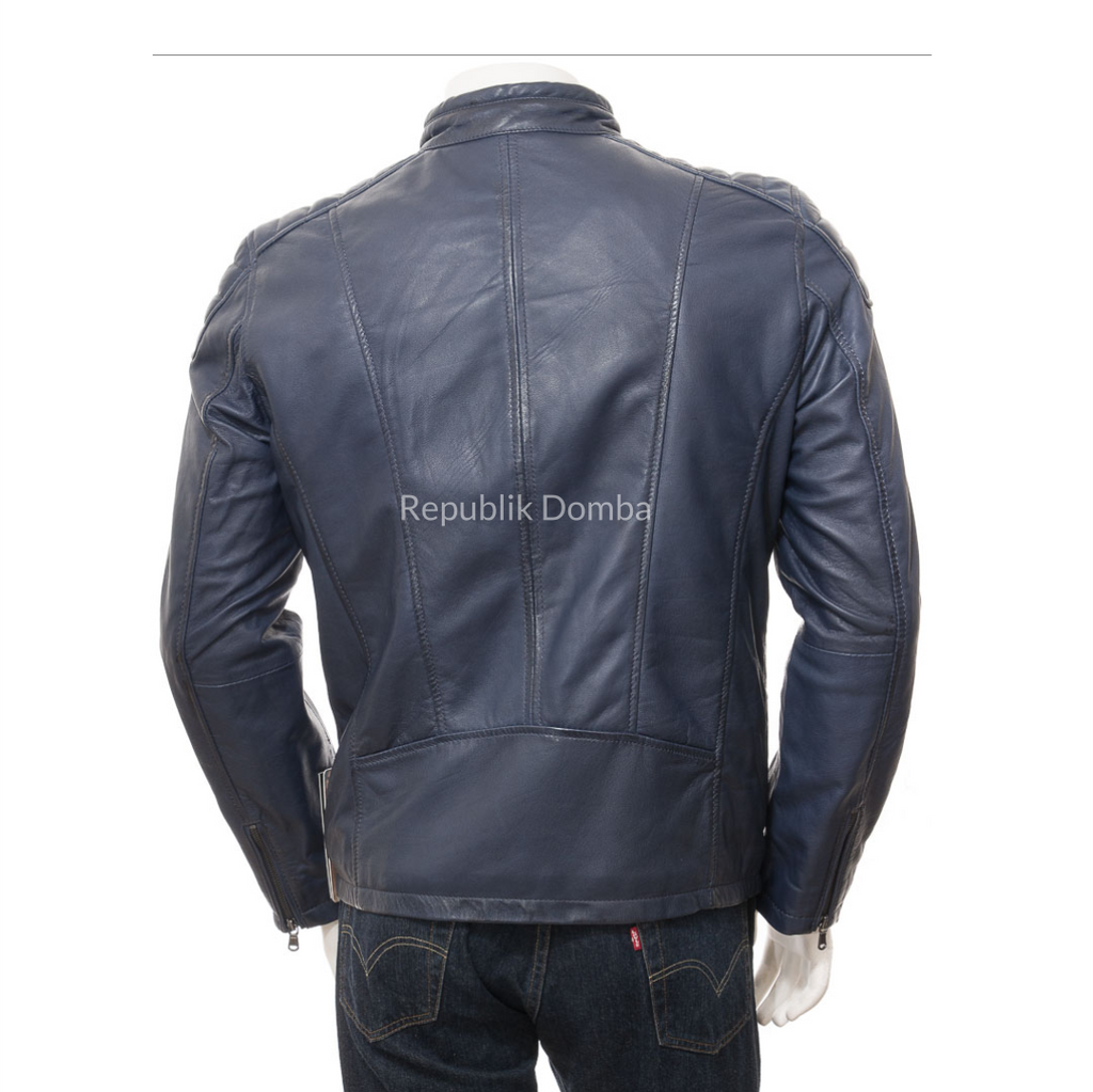 Jaket Kulit Pria Biker - PB 430