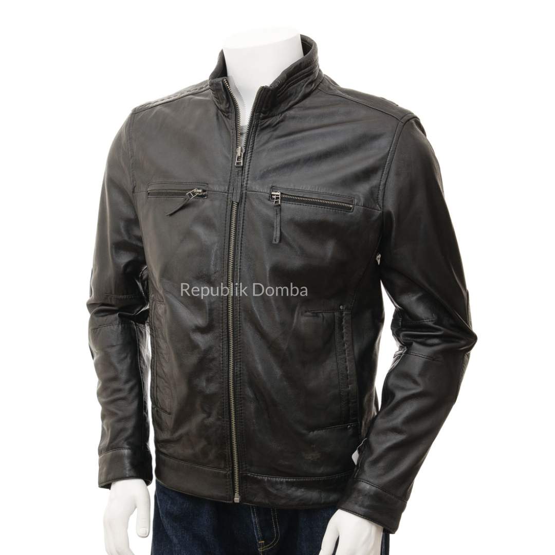 Jaket Kulit Pria Biker - PB 431