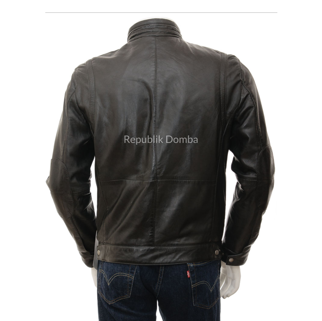 Jaket Kulit Pria Biker - PB 431