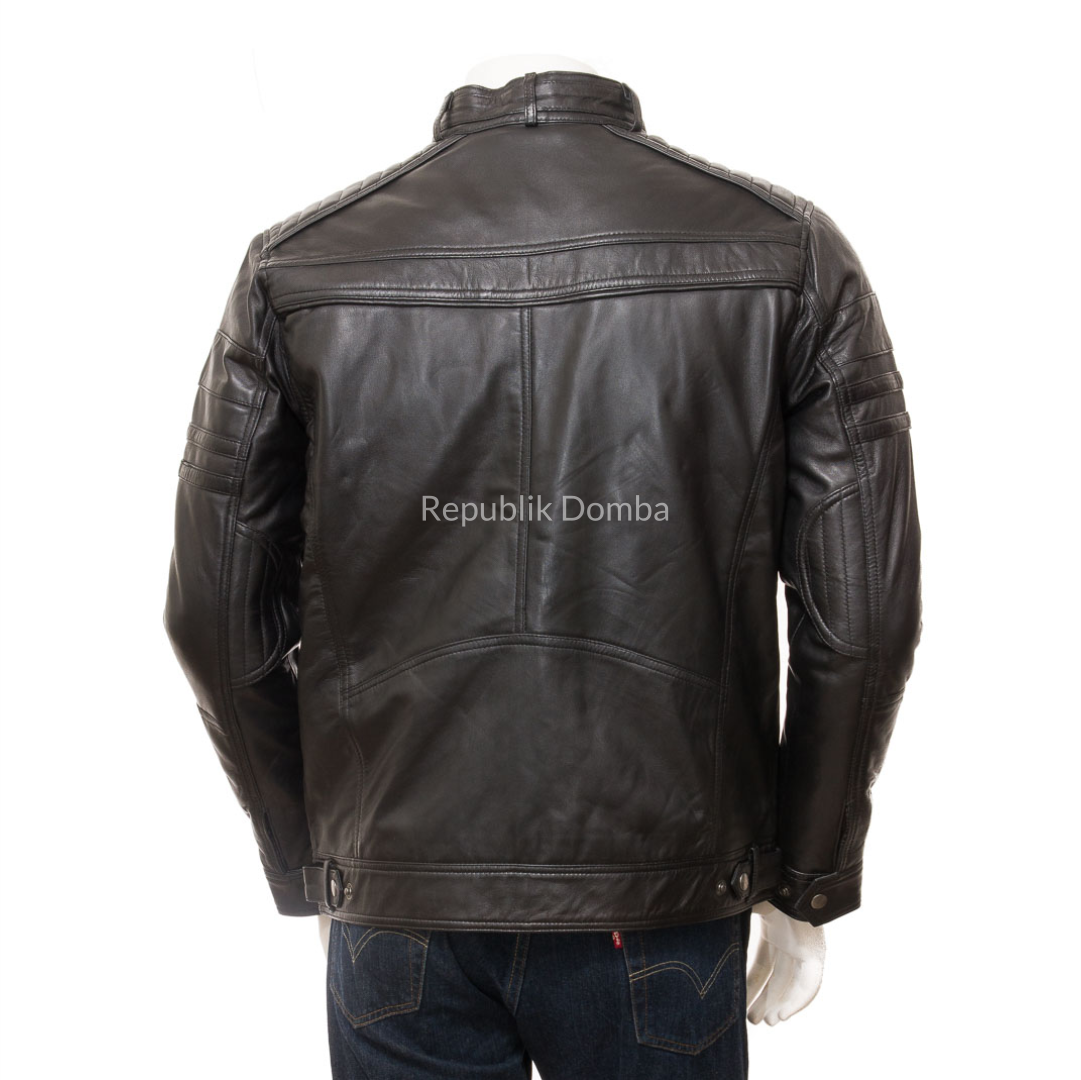 Jaket Kulit Pria Biker - PB 432