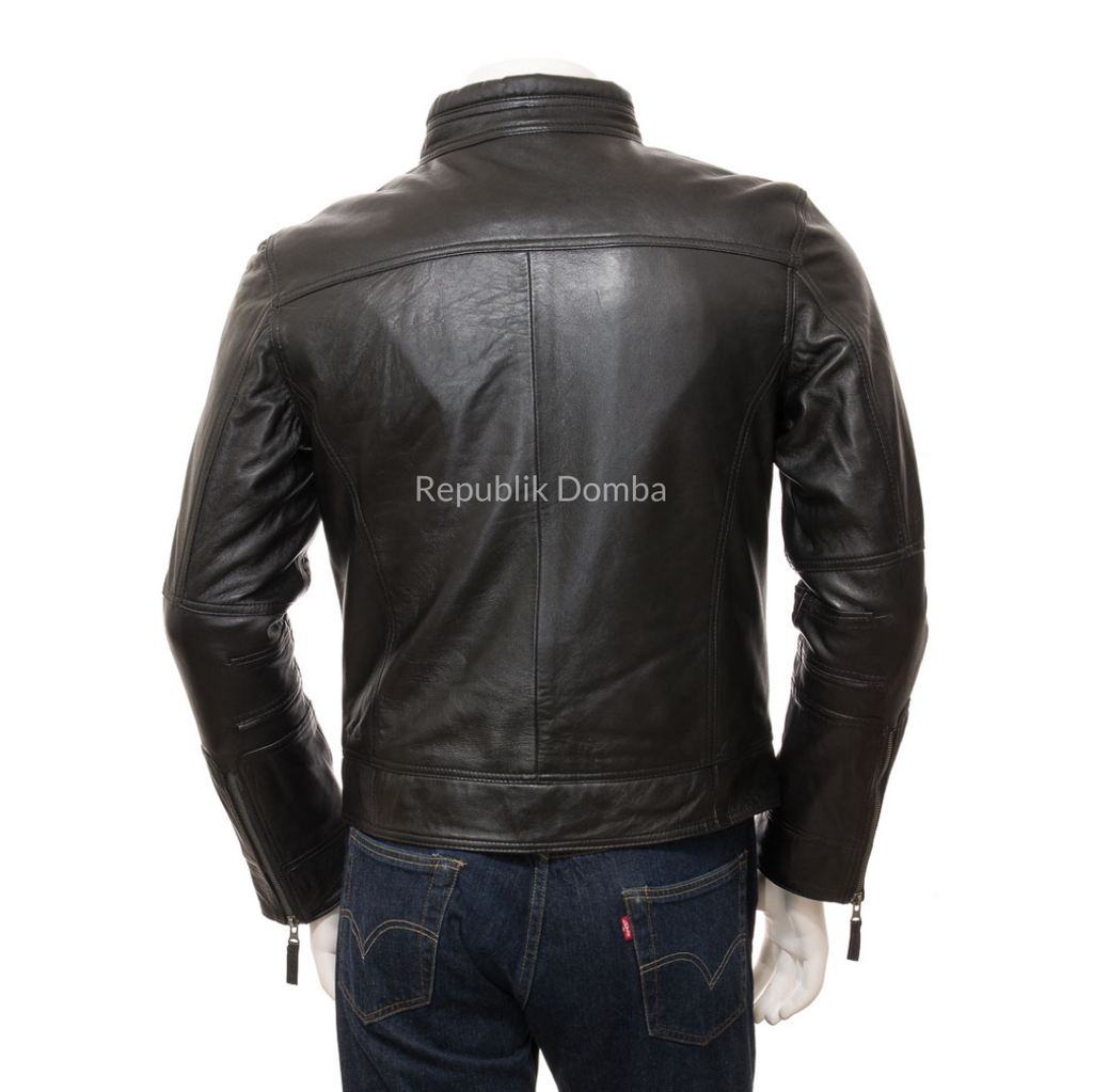Jaket Kulit Pria Biker - PB 433