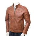 Jaket Kulit Pria Biker - PB 435