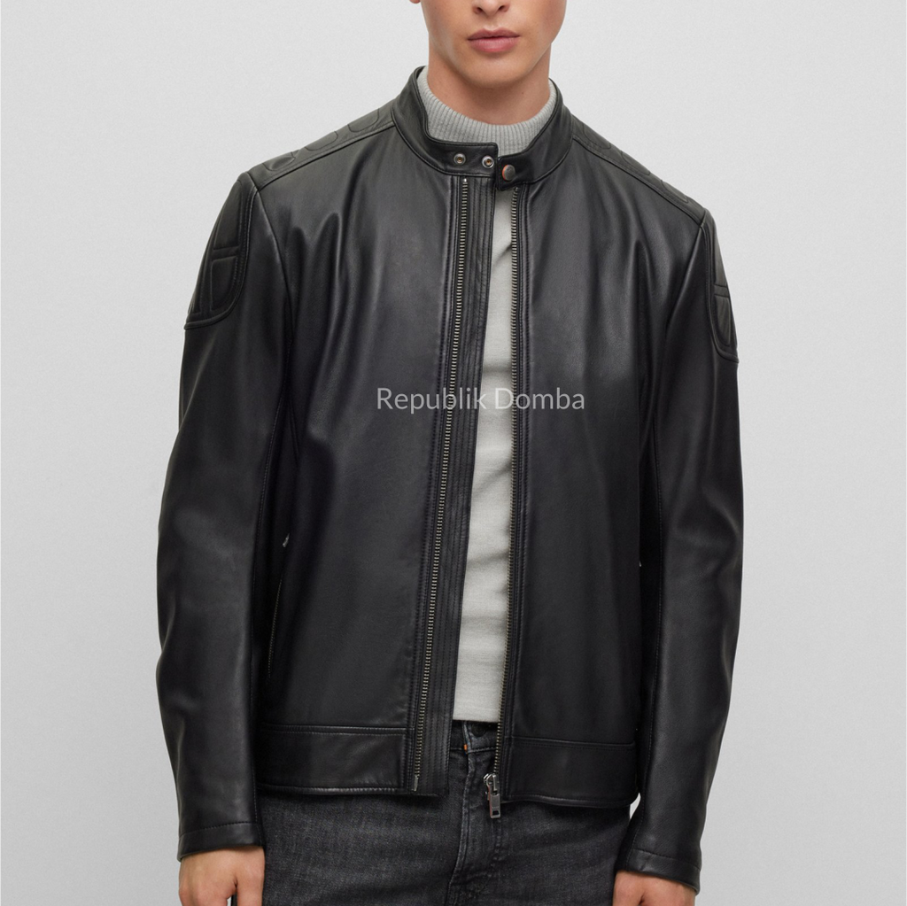 Jaket Kulit Pria Biker - PB 439