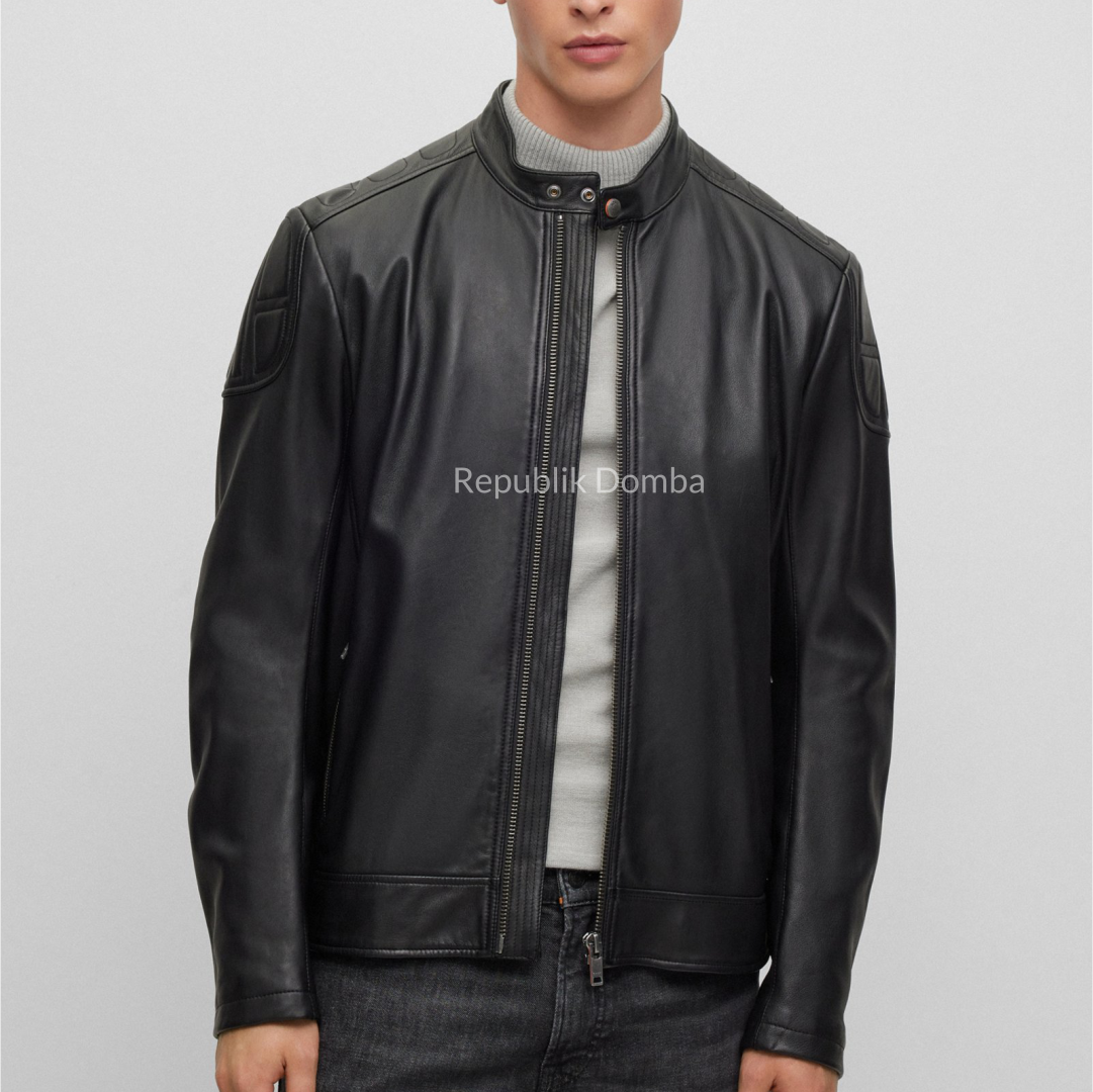 Jaket Kulit Pria Biker - PB 439