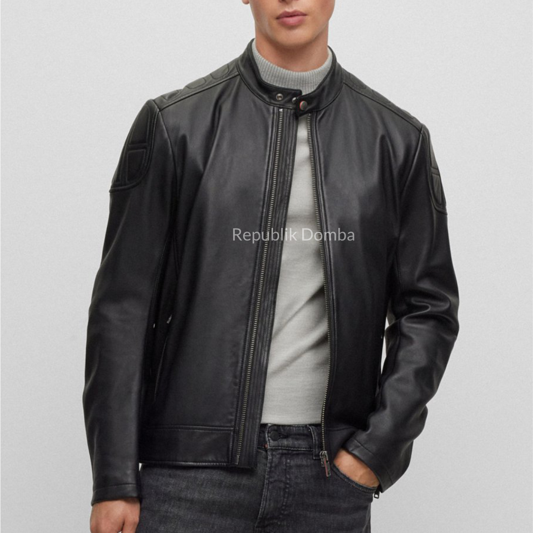 Jaket Kulit Pria Biker - PB 439