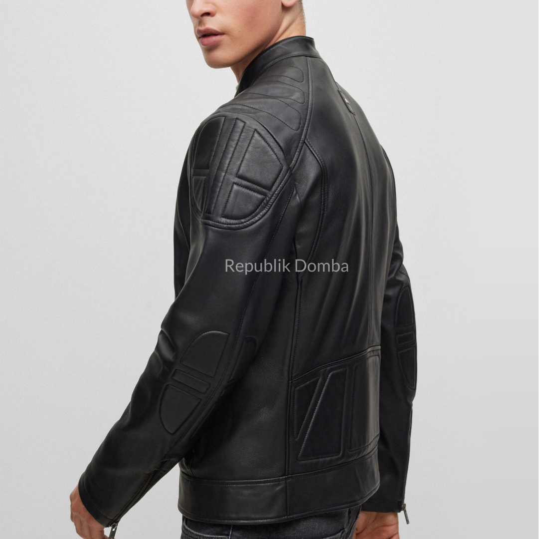 Jaket Kulit Pria Biker - PB 439