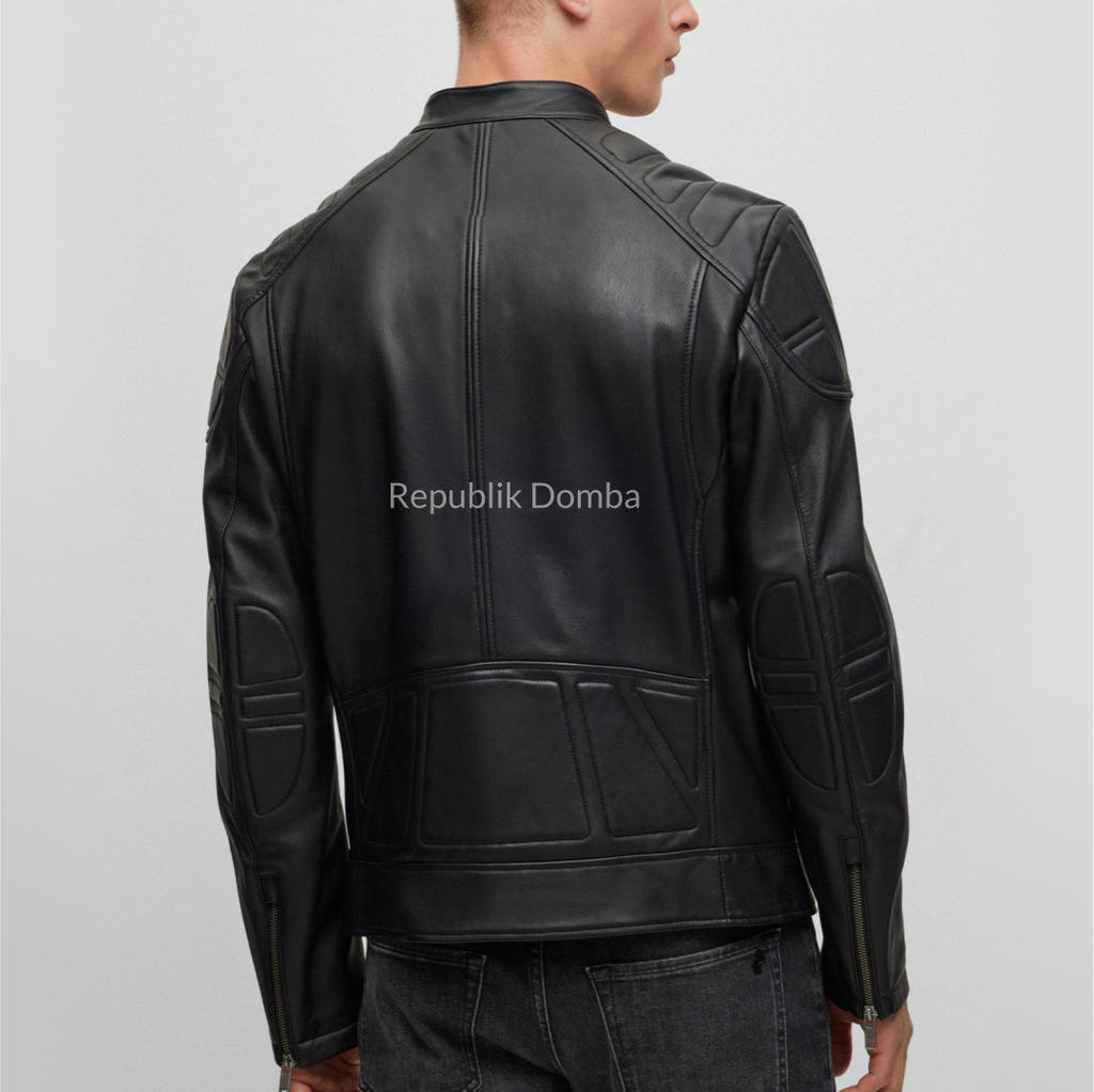 Jaket Kulit Pria Biker - PB 439