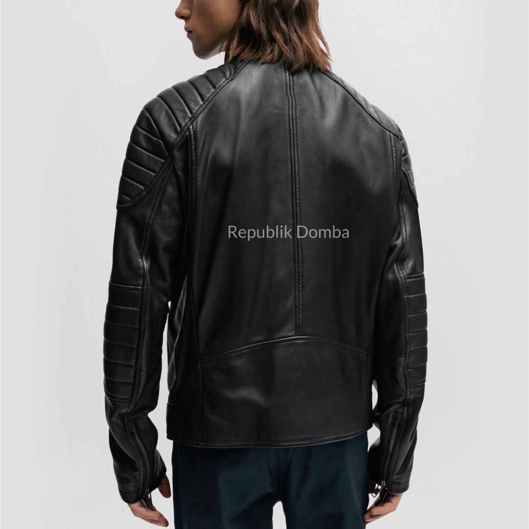 Jaket Kulit Pria Biker - PB 440
