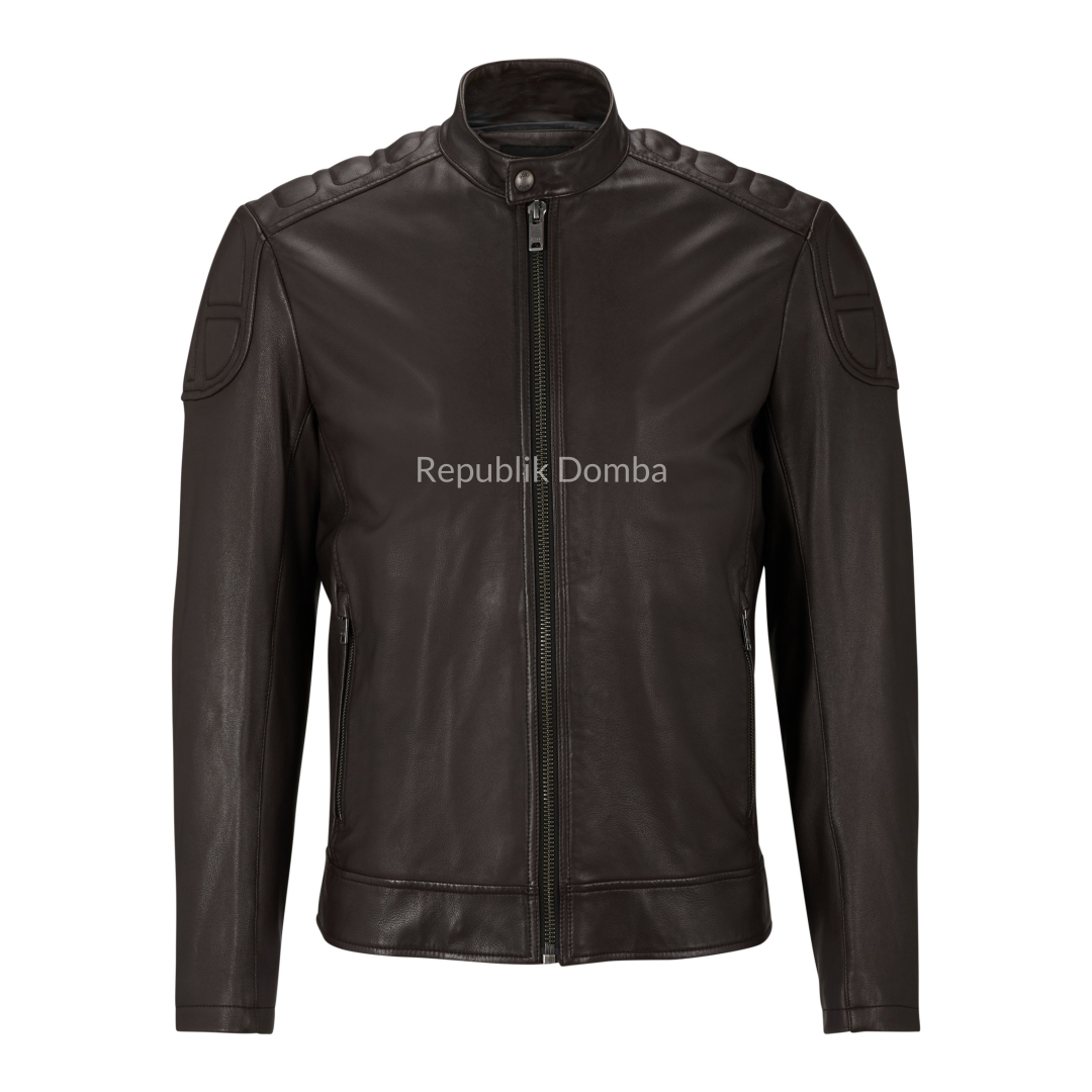 Jaket Kulit Pria Biker - PB 441