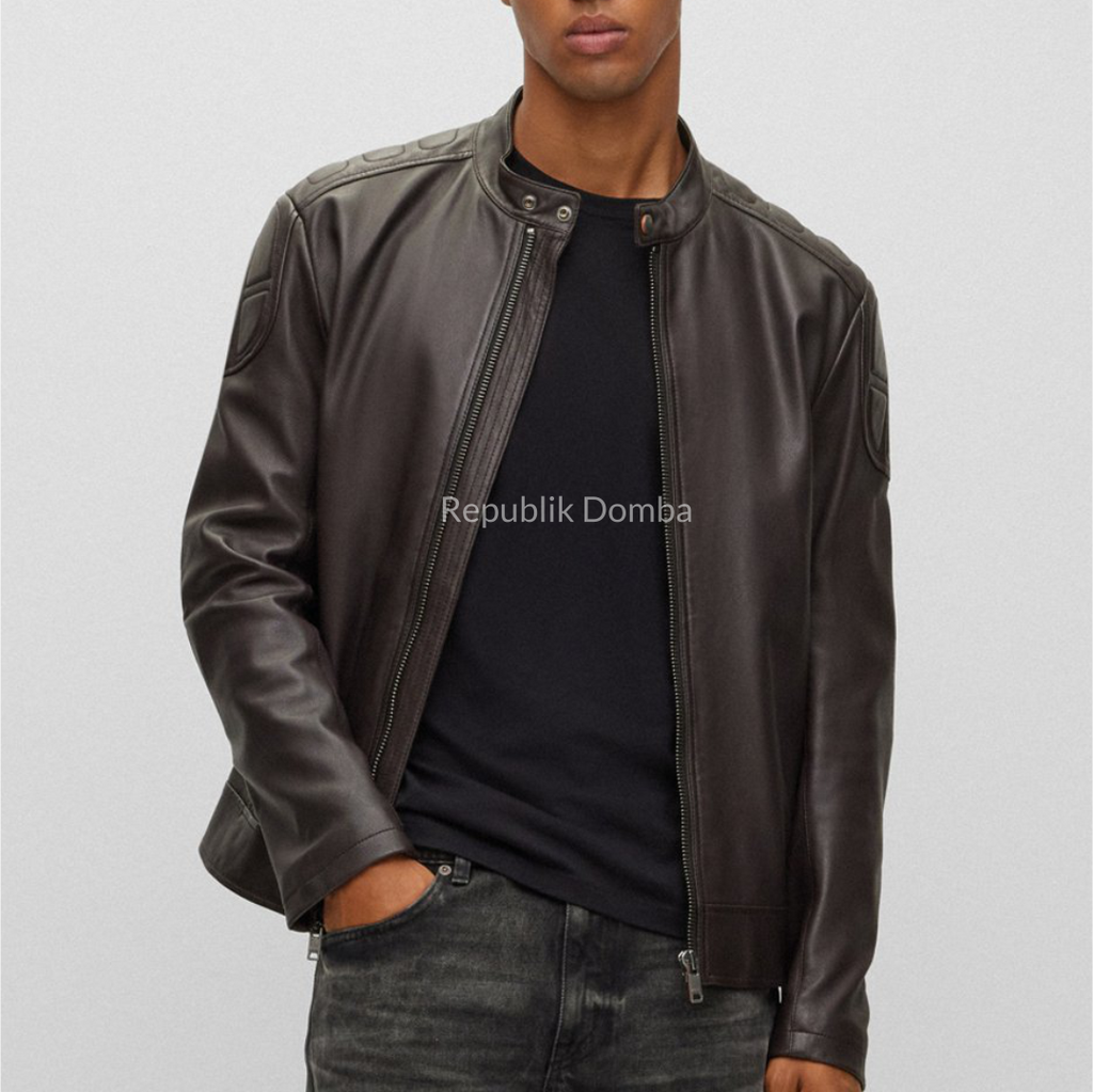 Jaket Kulit Pria Biker - PB 441