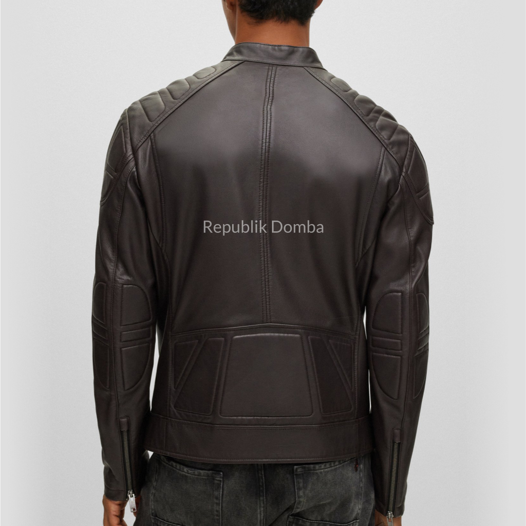 Jaket Kulit Pria Biker - PB 441
