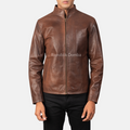 Jaket Kulit Domba Pria Casual Premium | PC 408 - Tampak Depan