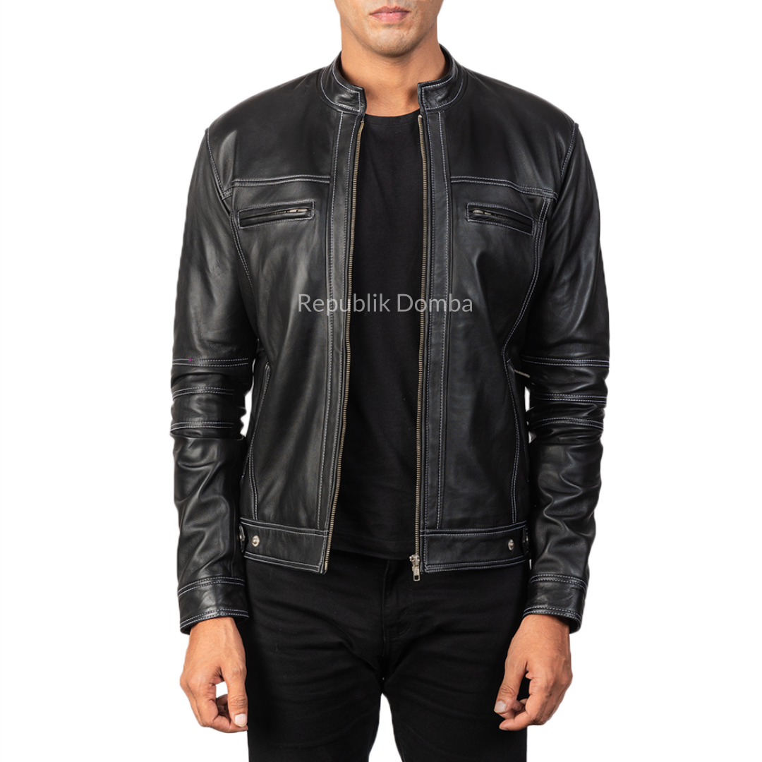 Jaket Kulit Pria Casual - PC 410